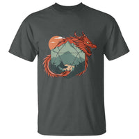 Funny Dragon Tabletop RPG Dice Game T Shirt