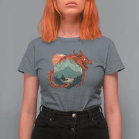 Funny Dragon Tabletop RPG Dice Game T Shirt For Women