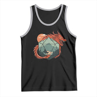 Funny Dragon Tabletop RPG Dice Game Tank Top