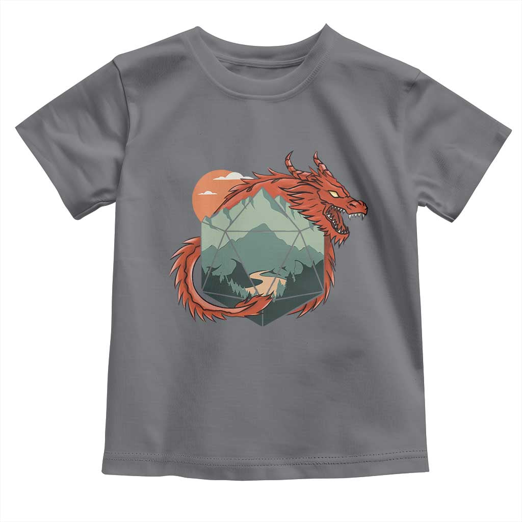 Funny Dragon Tabletop RPG Dice Game Toddler T Shirt