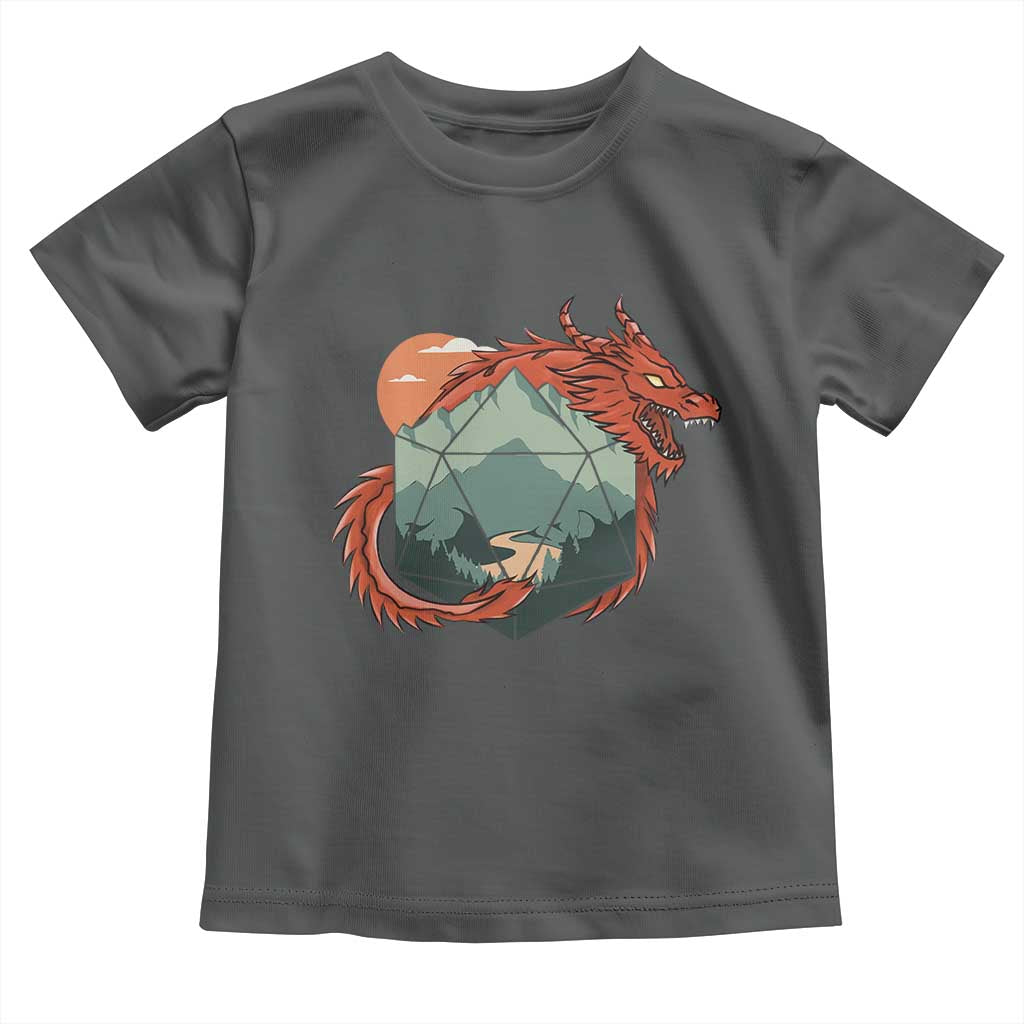 Funny Dragon Tabletop RPG Dice Game Toddler T Shirt