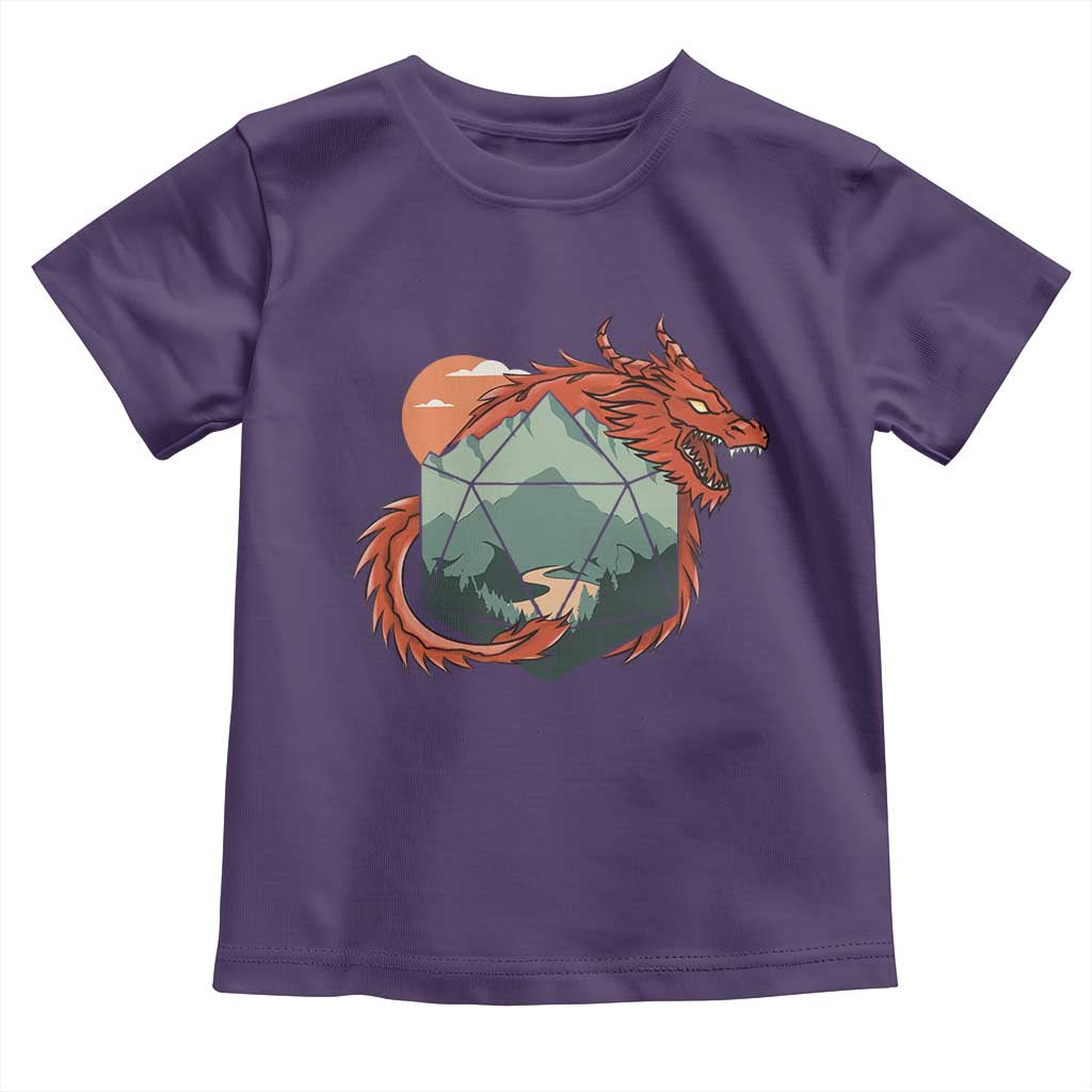 Funny Dragon Tabletop RPG Dice Game Toddler T Shirt