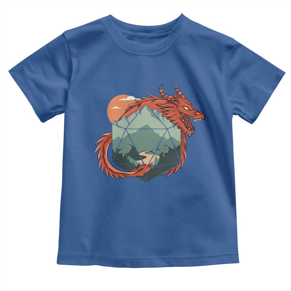 Funny Dragon Tabletop RPG Dice Game Toddler T Shirt