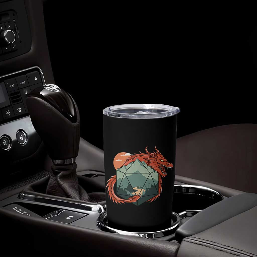 Funny Dragon Tabletop RPG Dice Game Tumbler Cup