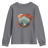 Funny Dragon Tabletop RPG Dice Game Youth Sweatshirt