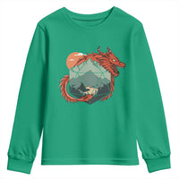Funny Dragon Tabletop RPG Dice Game Youth Sweatshirt