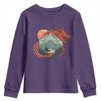 Funny Dragon Tabletop RPG Dice Game Youth Sweatshirt