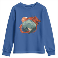Funny Dragon Tabletop RPG Dice Game Youth Sweatshirt