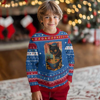 Cat Ramen Chanukah Hanukkah Ugly Sweater Japanese Kawaii Anime Cat - Wonder Print Shop