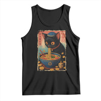 Cat Ramen Hanukkah Tank Top Japanese Kawaii Anime Chanukah Cat - Wonder Print Shop