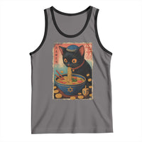 Cat Ramen Hanukkah Tank Top Japanese Kawaii Anime Chanukah Cat - Wonder Print Shop