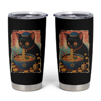 Cat Ramen Hanukkah Tumbler Cup Japanese Kawaii Anime Chanukah Cat - Wonder Print Shop