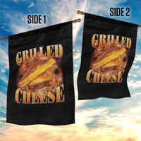 Grilled Cheese Garden Flag Food Lover Funny Gag Weird Meme 90s - Wonder Print Shop