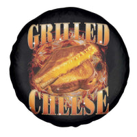 Grilled Cheese Spare Tire Cover Food Lover Funny Gag Weird Meme 90s - Wonder Print Shop