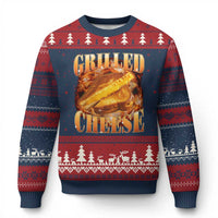 Grilled Cheese Ugly Christmas Sweater Food Lover Funny Gag Weird Meme 90s - Wonder Print Shop