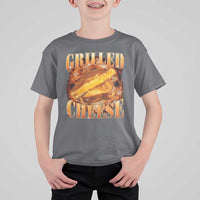 Grilled Cheese T Shirt For Kid Food Lover Funny Gag Weird Meme 90s - Wonder Print Shop