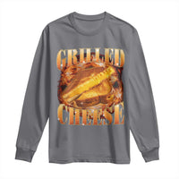 Grilled Cheese Long Sleeve Shirt Food Lover Funny Gag Weird Meme 90s - Wonder Print Shop