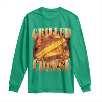 Grilled Cheese Long Sleeve Shirt Food Lover Funny Gag Weird Meme 90s - Wonder Print Shop