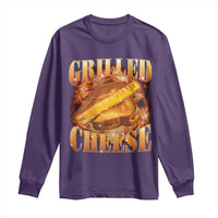 Grilled Cheese Long Sleeve Shirt Food Lover Funny Gag Weird Meme 90s - Wonder Print Shop