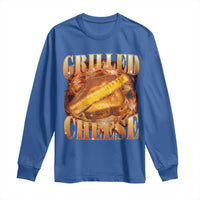 Grilled Cheese Long Sleeve Shirt Food Lover Funny Gag Weird Meme 90s - Wonder Print Shop