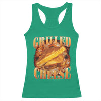 Grilled Cheese Racerback Tank Top Food Lover Funny Gag Weird Meme 90s - Wonder Print Shop