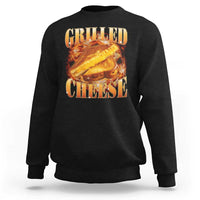 Grilled Cheese Sweatshirt Food Lover Funny Gag Weird Meme 90s - Wonder Print Shop