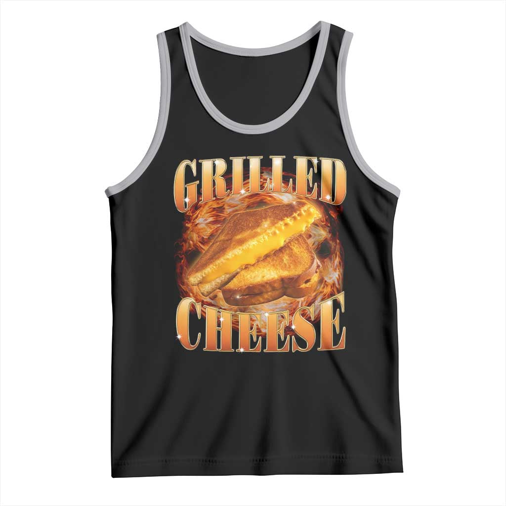 Grilled Cheese Tank Top Food Lover Funny Gag Weird Meme 90s - Wonder Print Shop