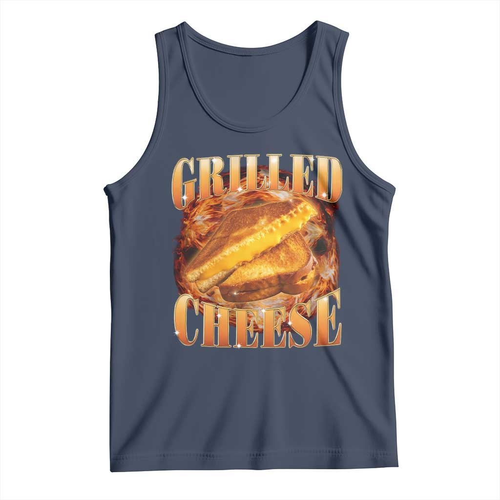 Grilled Cheese Tank Top Food Lover Funny Gag Weird Meme 90s - Wonder Print Shop