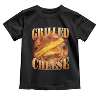 Grilled Cheese Toddler T Shirt Food Lover Funny Gag Weird Meme 90s - Wonder Print Shop