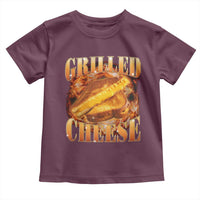 Grilled Cheese Toddler T Shirt Food Lover Funny Gag Weird Meme 90s - Wonder Print Shop