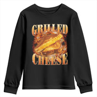 Grilled Cheese Youth Sweatshirt Food Lover Funny Gag Weird Meme 90s - Wonder Print Shop