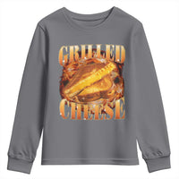 Grilled Cheese Youth Sweatshirt Food Lover Funny Gag Weird Meme 90s - Wonder Print Shop
