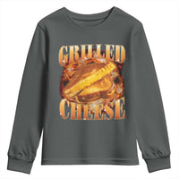 Grilled Cheese Youth Sweatshirt Food Lover Funny Gag Weird Meme 90s - Wonder Print Shop