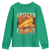 Grilled Cheese Youth Sweatshirt Food Lover Funny Gag Weird Meme 90s - Wonder Print Shop