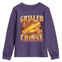 Grilled Cheese Youth Sweatshirt Food Lover Funny Gag Weird Meme 90s - Wonder Print Shop