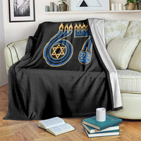 Funny 67 Hanukkah Throw Blanket Chanukah Menorah Dreidel Star Of David Six Seven Meme - Wonder Print Shop