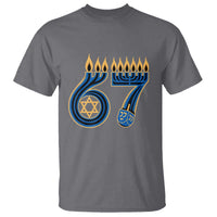 Funny 67 Hanukkah T Shirt Chanukah Menorah Dreidel Star Of David Six Seven Meme - Wonder Print Shop