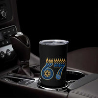 Funny 67 Hanukkah Tumbler Cup Chanukah Menorah Dreidel Star Of David Six Seven Meme - Wonder Print Shop