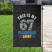 Funny 67 Hanukkah Garden Flag This Is My 67 Pajamakah Gift - Wonder Print Shop