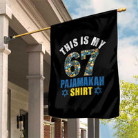 Funny 67 Hanukkah Garden Flag This Is My 67 Pajamakah Gift - Wonder Print Shop