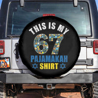 Funny 67 Hanukkah Spare Tire Cover This Is My 67 Pajamakah Gift - Wonder Print Shop