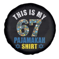 Funny 67 Hanukkah Spare Tire Cover This Is My 67 Pajamakah Gift - Wonder Print Shop