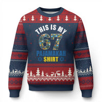 Funny 67 Hanukkah Ugly Christmas Sweater This Is My 67 Pajamakah Gift - Wonder Print Shop