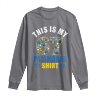 Funny 67 Hanukkah Long Sleeve Shirt This Is My 67 Pajamakah Gift - Wonder Print Shop