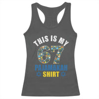 Funny 67 Hanukkah Racerback Tank Top This Is My 67 Pajamakah Gift - Wonder Print Shop