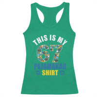 Funny 67 Hanukkah Racerback Tank Top This Is My 67 Pajamakah Gift - Wonder Print Shop