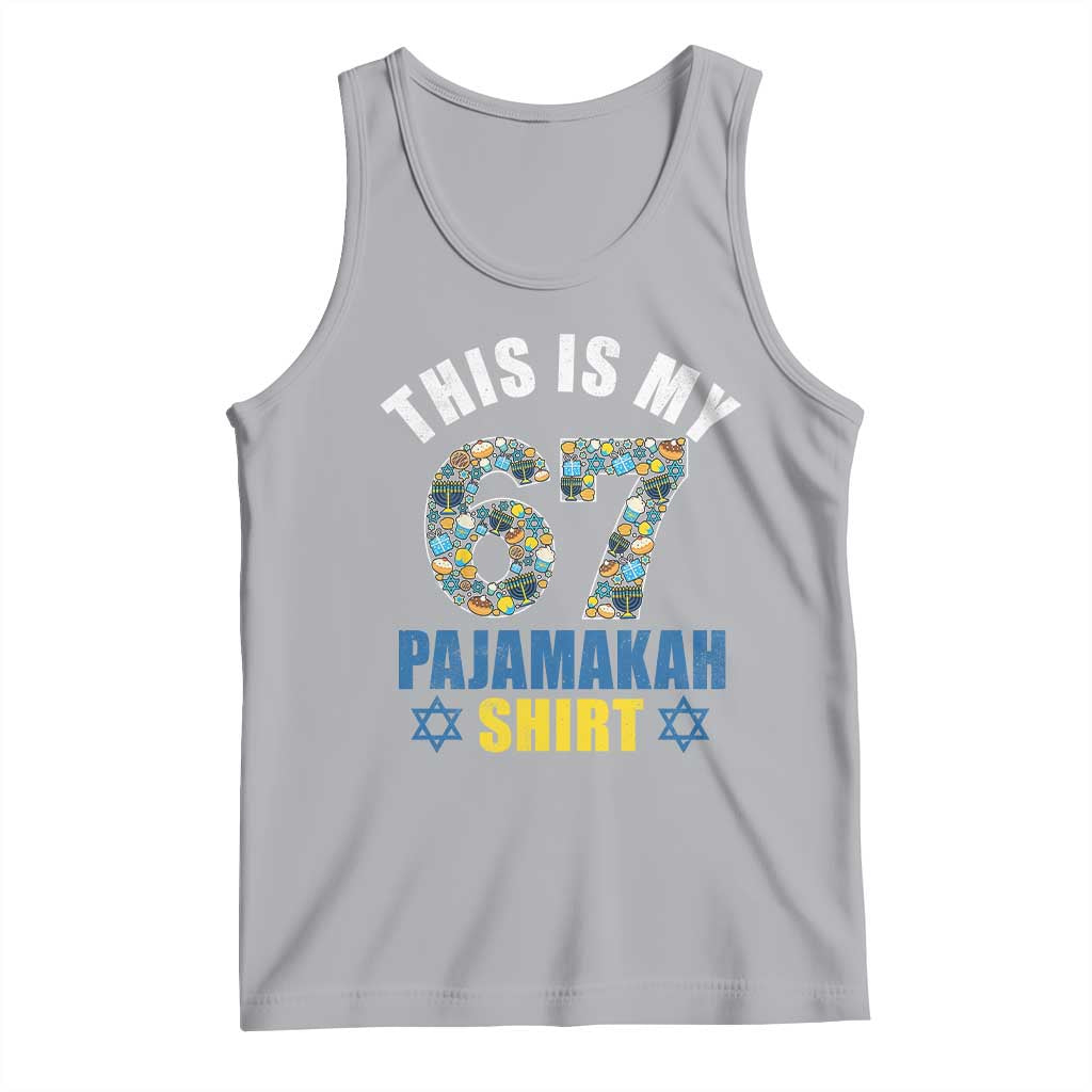 Funny 67 Hanukkah Tank Top This Is My 67 Pajamakah Gift - Wonder Print Shop