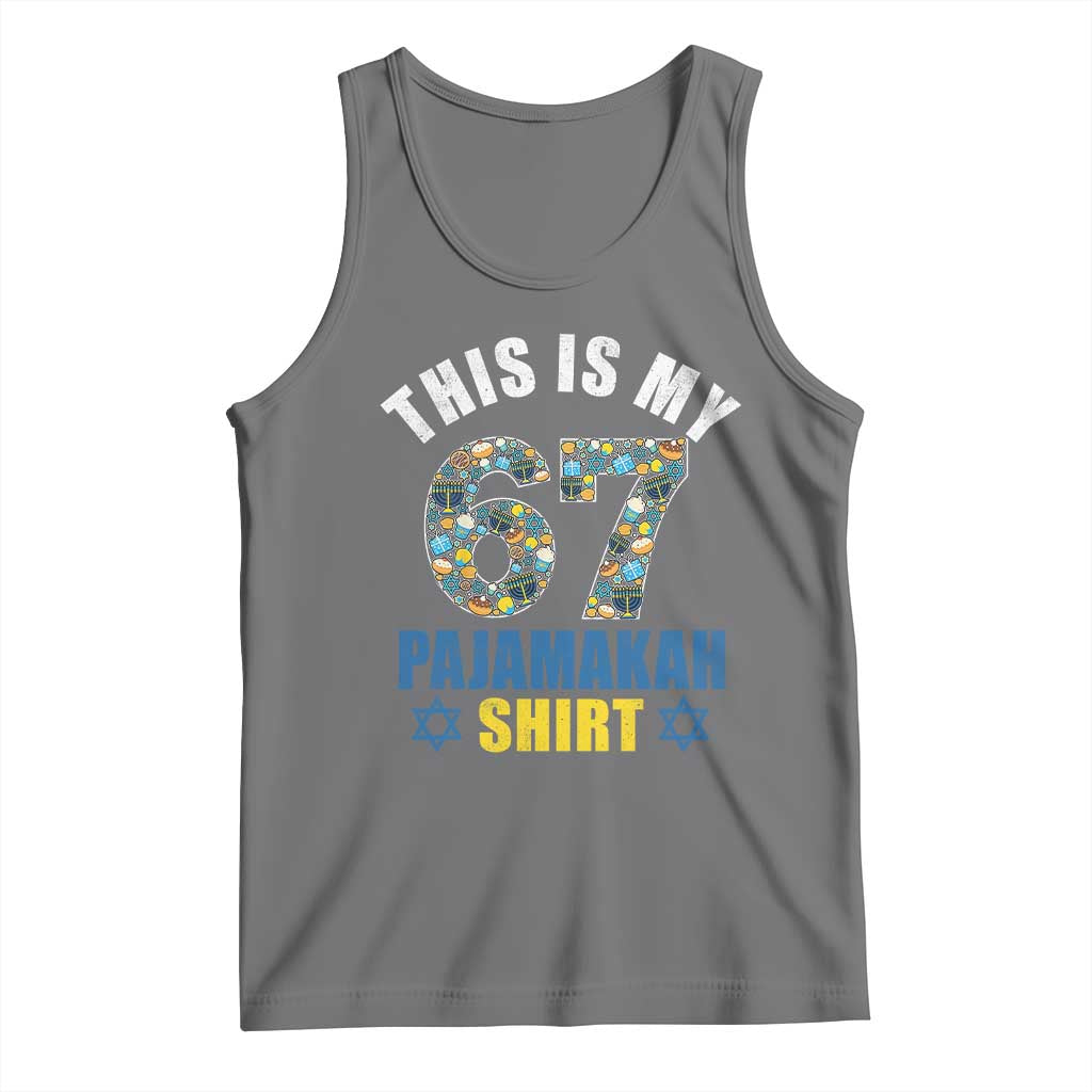 Funny 67 Hanukkah Tank Top This Is My 67 Pajamakah Gift - Wonder Print Shop