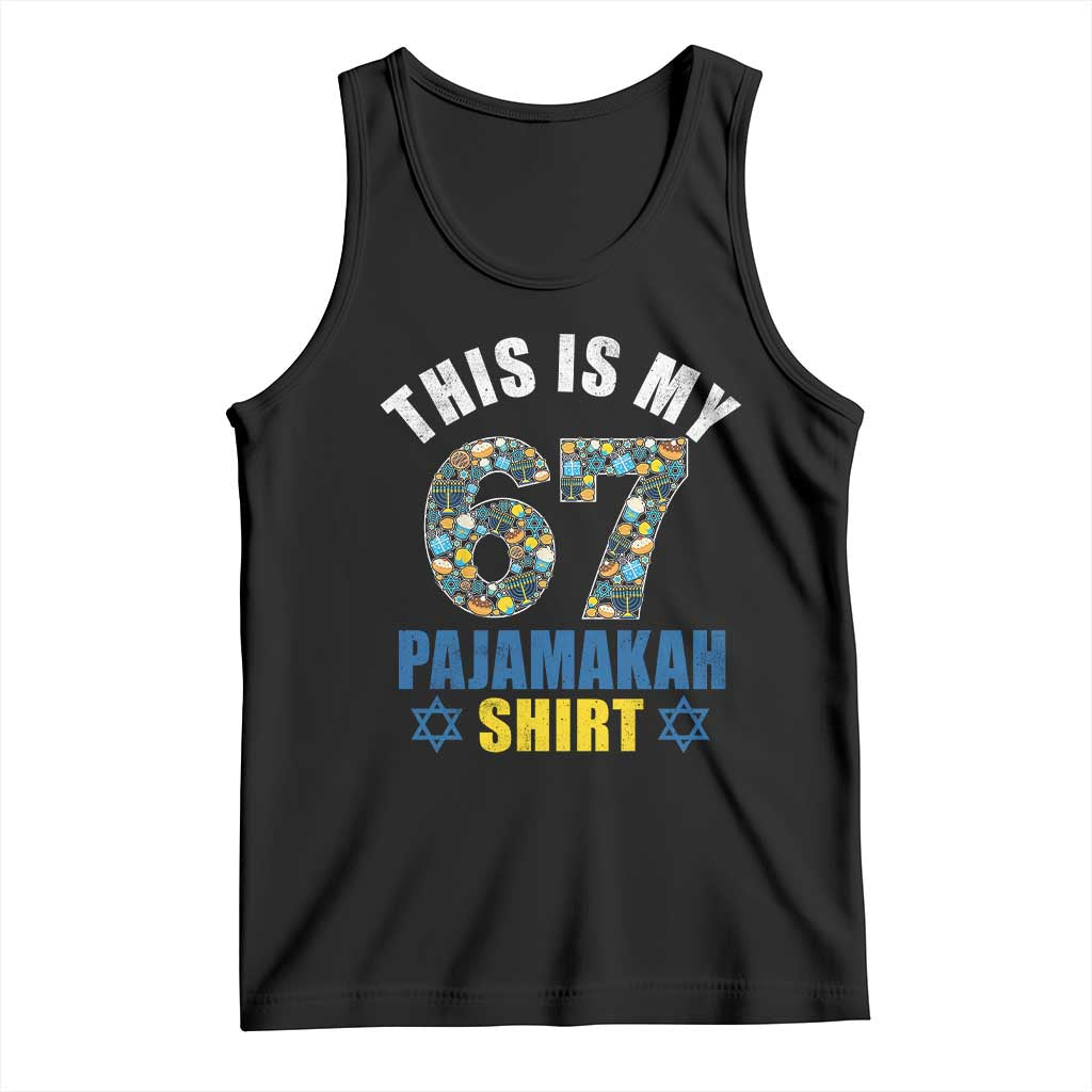 Funny 67 Hanukkah Tank Top This Is My 67 Pajamakah Gift - Wonder Print Shop