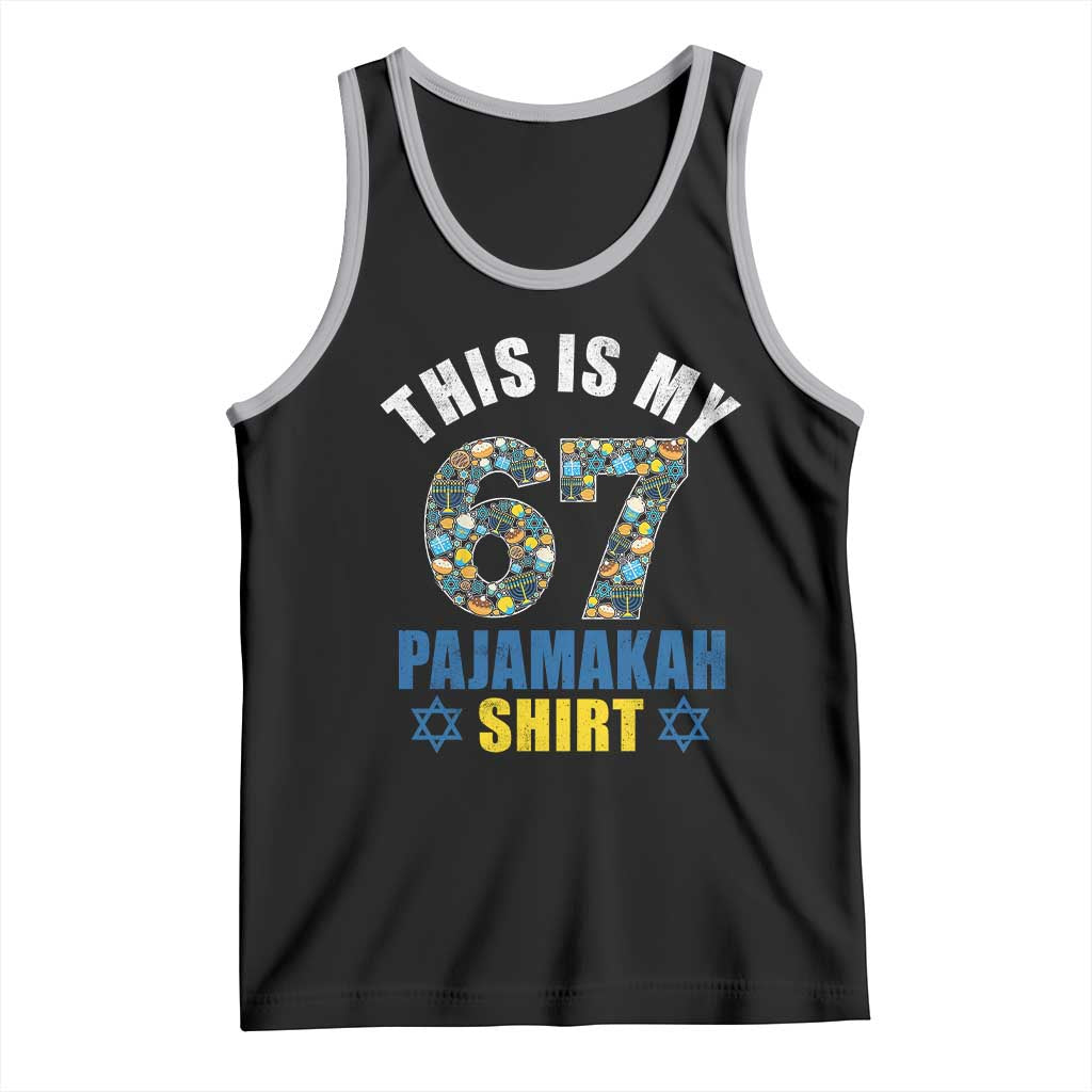 Funny 67 Hanukkah Tank Top This Is My 67 Pajamakah Gift - Wonder Print Shop